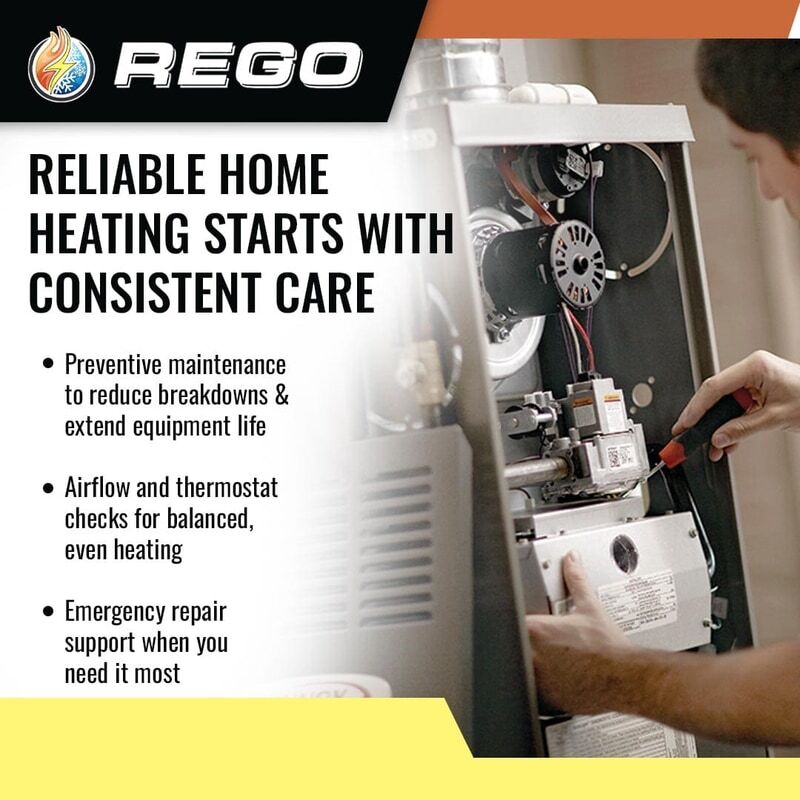 HVAC technician performing furnace maintenance to improve airflow and heating performance